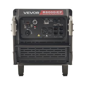 Inverter Generator, 10000W Peak Watt Quiet Inverter Generator, Remote Start Inverters Generators for Home Outdoor, Gas Powered, Stable Power