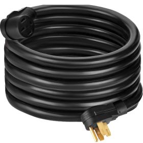 RV Power Cord 50Ft 40 Amp RV Extension Cord AWG8 40 amp rv Extension Cord Truck Trailer Motorhome Camper RV Cord Grip Handles Camper Trailer Powe