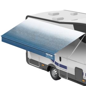 RV Awning Fabric Replacement, 14'2" Fabric Length for 15' Awning, Heavy Duty 3-Ply 16oz PVC Camper Awning Fabric