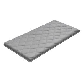 Japanese Tatami Mat, Twin Size Foldable Japanese Tatami Mattress, Futon Mattress with Storage Bag & Fastener, 9-Layer Floor Mat for Sleeping (Default: Default)